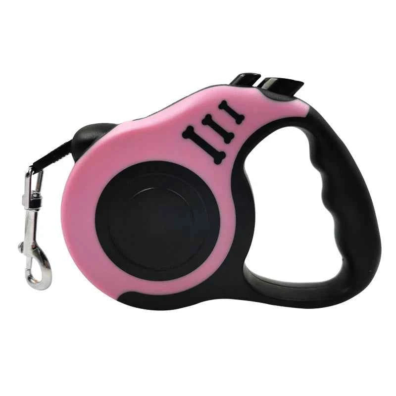 Zatahovací vodítko pro psy a kočky – odolné, 3m/5m, na výlety